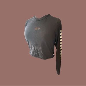 Womens Vans long sleeve crop